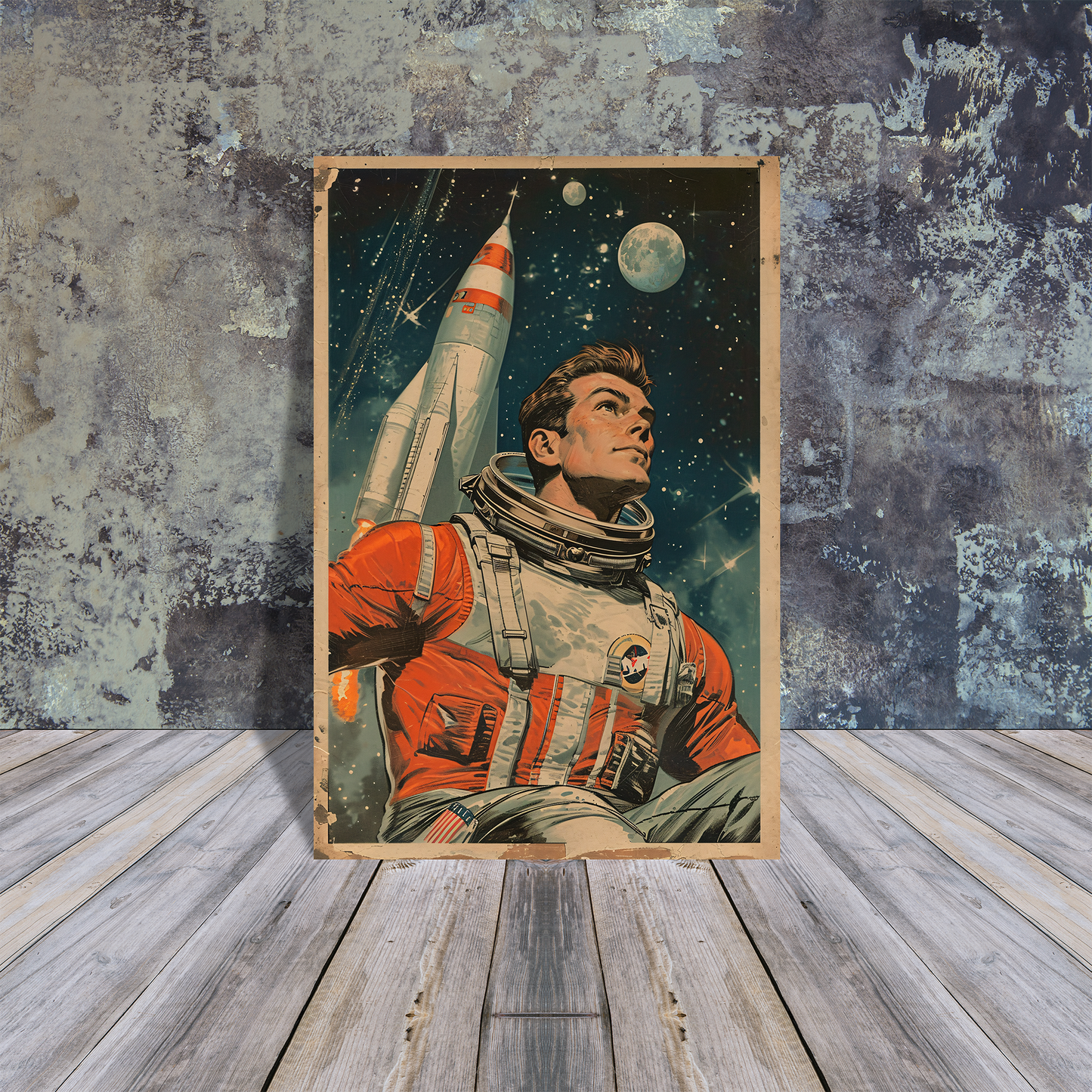 Metal Poster - Space man