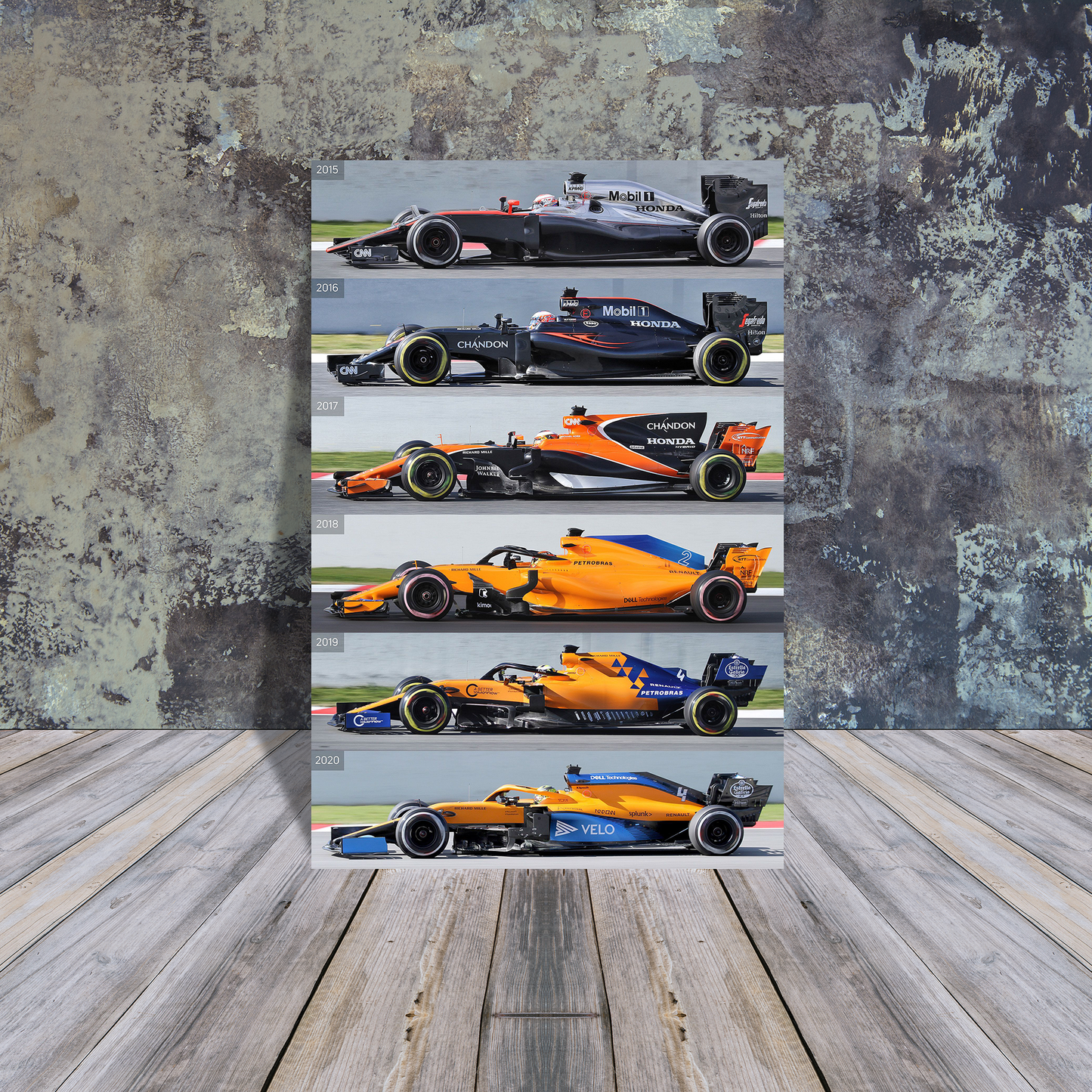 Metal Poster - McLaren F1 Glow up