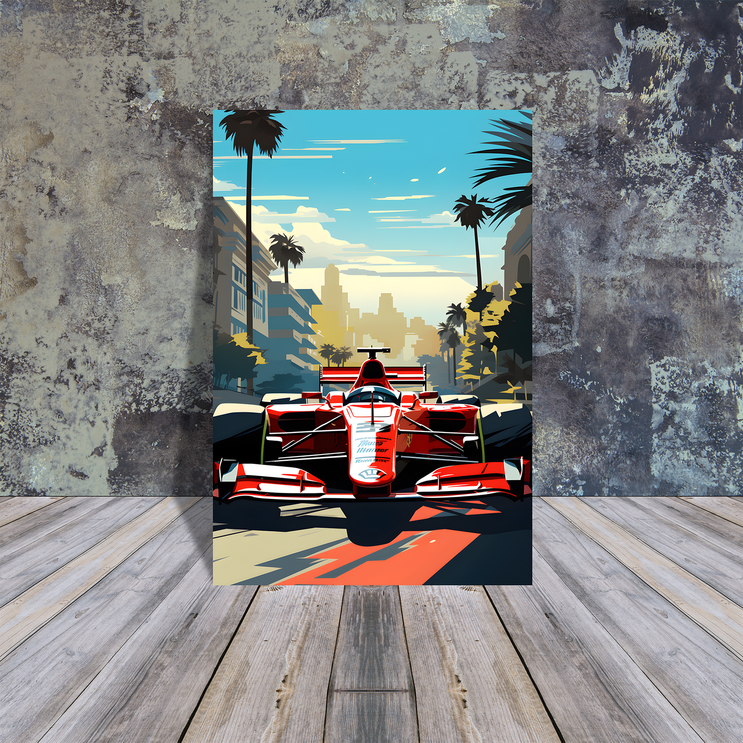 Metal Poster - Ferrari Art