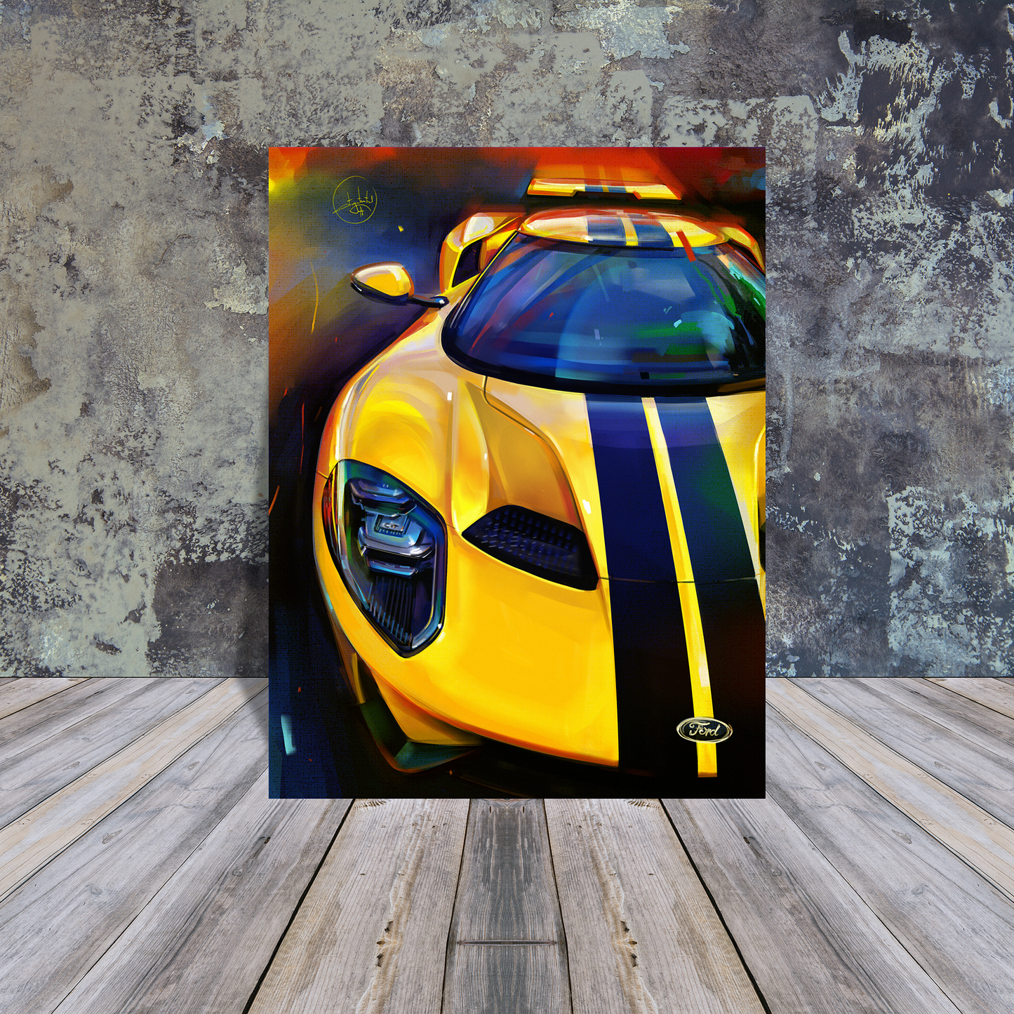 Metal Poster - Ford GT